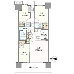 クラッシィハウス湘南藤沢 3LDKの間取図画像