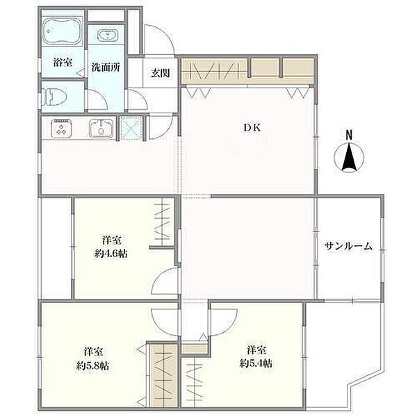 間取りを拡大表示