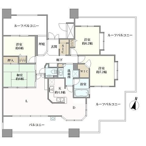 間取り ライオンズマンション加木屋ヒルズ 10階/-