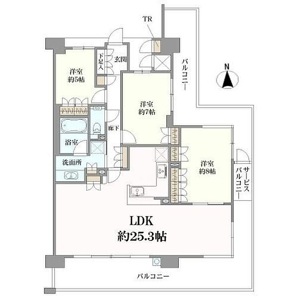 間取りを拡大表示