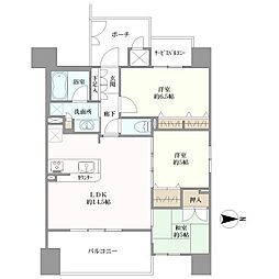 ブラームスあびこファスト 3LDKの間取図画像