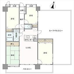コアマンション健軍町 4LDKの間取図画像