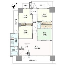 サーパスシティ廿日市地御前 4LDKの間取図画像