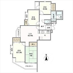 ラ・キャッスル21島田 4LDKの間取図画像
