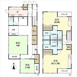 岡山市北区津島福居１丁目の一戸建て
