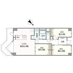 バームハイツ西葛西 3LDKの間取り