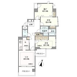間取図画像 2SLDK