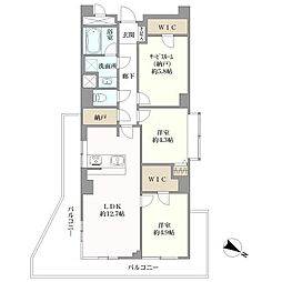 間取図画像 2SLDK