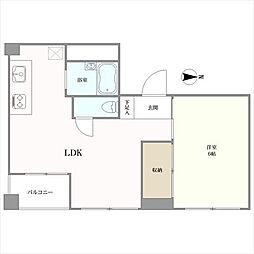 ライオンズマンション東神田の間取図画像