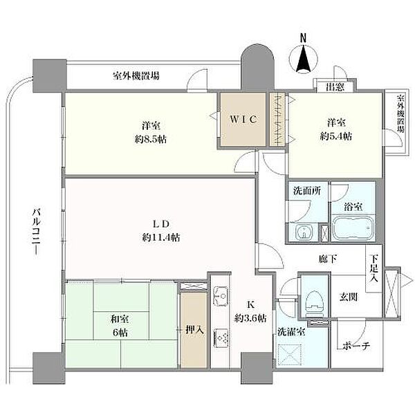 間取りを拡大表示