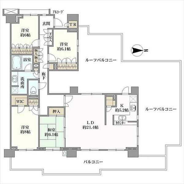 間取りを拡大表示