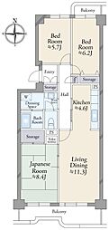間取図画像 3LDK