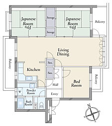 間取図画像 3LDK