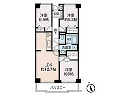 間取図画像 3LDK