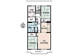 間取図画像 3LDK