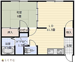 間取図画像 2DK