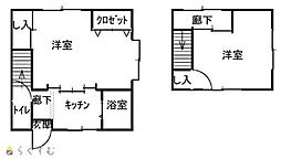 リリー5 2Kの間取図画像