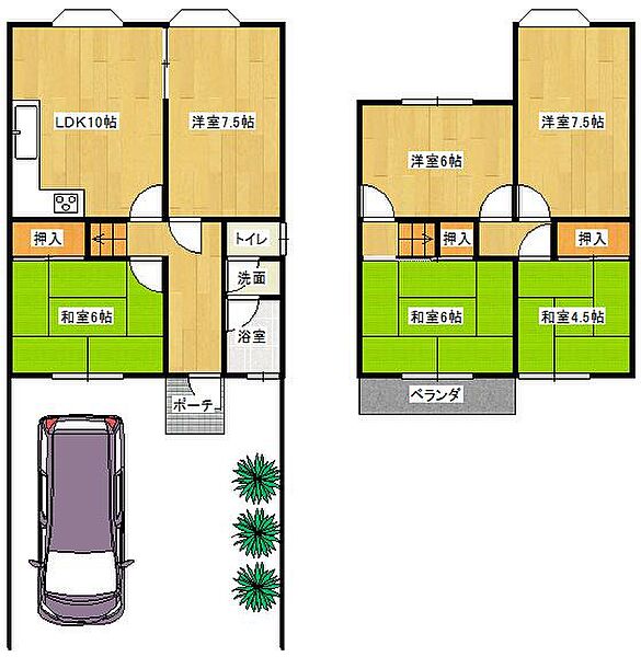 間取りを拡大表示