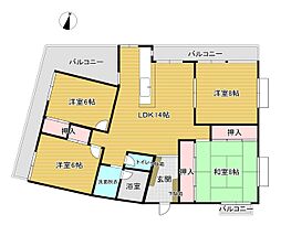 メゾン神泉 4LDKの間取図画像