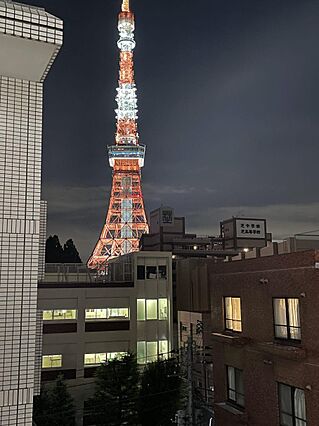 共用廊下からの...