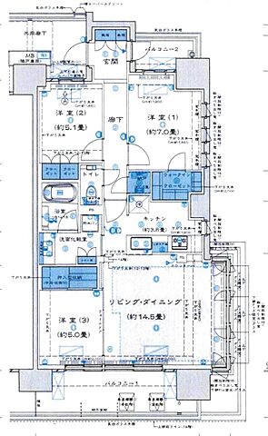 間取り JR南武線 川崎駅 徒歩8分