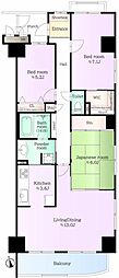 ロイヤルエクセラージュ南流山 3LDKの間取図画像