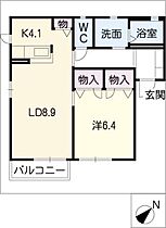 コンフォールハイツ瀬戸　Ｅ棟  ｜ 愛知県瀬戸市萩殿町1丁目（賃貸アパート1LDK・2階・47.28㎡） その2