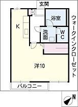 コーポ城西  ｜ 愛知県尾張旭市城前町1丁目（賃貸アパート1R・2階・32.00㎡） その2