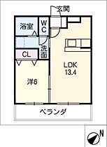 カーサノーバ南山Ａ  ｜ 愛知県瀬戸市南山町1丁目（賃貸マンション1LDK・1階・44.02㎡） その2