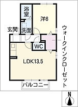 ミリエール竹の山 201 ｜ 愛知県日進市竹の山4丁目716（賃貸アパート1LDK・2階・45.44㎡） その2