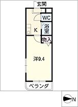 ルーム打越  ｜ 愛知県長久手市打越（賃貸マンション1K・2階・24.90㎡） その2