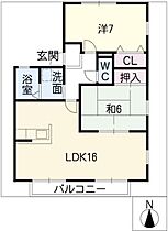 カーサ・コモドＡ棟  ｜ 愛知県長久手市先達（賃貸アパート2LDK・2階・63.78㎡） その2