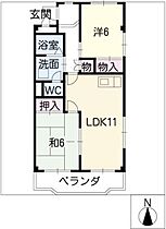 グリーンライン長久手  ｜ 愛知県長久手市喜婦嶽（賃貸マンション2LDK・2階・54.50㎡） その2