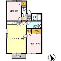 プリシェール赤池　A 102 ｜ 愛知県日進市赤池南2丁目801番地（賃貸アパート2LDK・1階・55.75㎡） その2