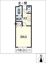 プライムＫ  ｜ 愛知県名古屋市緑区諸の木3丁目（賃貸アパート1K・1階・27.00㎡） その2