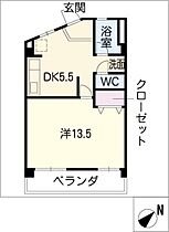 ヤカタハイツ  ｜ 愛知県豊明市栄町南舘（賃貸マンション1DK・2階・42.65㎡） その2