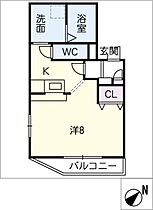 ウエルス前後　Ｂ棟  ｜ 愛知県豊明市前後町五軒屋（賃貸アパート1R・2階・27.84㎡） その2