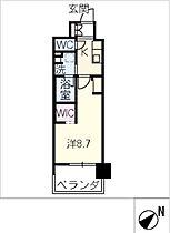 仮）豊田市西町マンション  ｜ 愛知県豊田市西町1丁目（賃貸マンション1K・3階・30.08㎡） その2