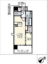 仮）豊田市西町マンション  ｜ 愛知県豊田市西町1丁目（賃貸マンション1LDK・7階・41.36㎡） その2