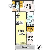 GRAND　DーROOM若林西 202 ｜ 愛知県豊田市若林西町六反ケ坪11（賃貸アパート2LDK・2階・52.72㎡） その2