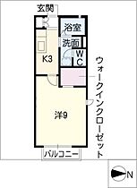 御所桜  ｜ 愛知県豊田市上郷町御所名残（賃貸アパート1K・2階・31.71㎡） その2