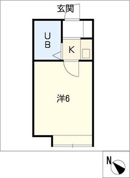 コスモ21御幸 ｜愛知県豊田市御幸本町7丁目(賃貸アパート1K・2階・14.58㎡)の写真 その2