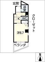 ＪＯＹ　ＦＬＡＴ  ｜ 愛知県豊田市御幸本町1丁目（賃貸マンション1K・6階・21.21㎡） その2