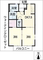 ハイツＡ－3  ｜ 愛知県豊田市深田町3丁目（賃貸アパート2DK・1階・40.30㎡） その2