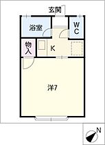 エルメゾン  ｜ 愛知県刈谷市井ケ谷町灰山（賃貸アパート1K・2階・19.80㎡） その2