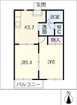 ビライチカワ寿  ｜ 愛知県刈谷市寿町3丁目（賃貸アパート2K・1階・35.30㎡） その2