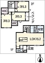 刈谷市大正町ヘーベルハウス北棟  ｜ 愛知県刈谷市大正町3丁目（賃貸一戸建3LDK・2階・85.31㎡） その2