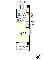 グリーンプラザ三河安城  ｜ 愛知県安城市三河安城本町2丁目（賃貸マンション1K・4階・24.90㎡） その2