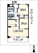 ＰＯＬＡＲＩＳ  ｜ 愛知県安城市二本木町二本木（賃貸マンション2LDK・3階・62.37㎡） その2