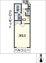 ハイツ林  ｜ 愛知県西尾市丁田町落（賃貸アパート1K・2階・28.66㎡） その2